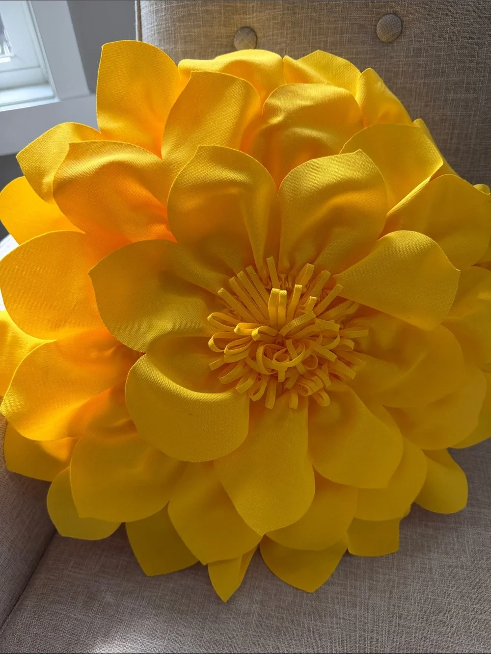 Decorative Accent Flower Pillow